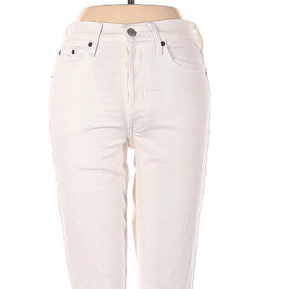 White Denim Forum Arlo High-Rise Straight